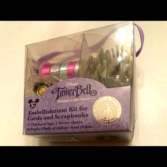 Disney’s TinkerBell Embellishment Kit for Cards and Scrapbooks - Picture 1 of 9